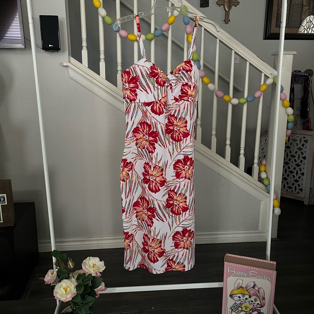 Floral Spaghetti Strap Dress